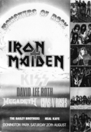 「Monsters of Rock 1988」プログラム表紙 GN'R Monstres Of Rock 88 Programme