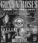 「Makin' f××kin' Videos」店頭用販促フライヤー GN'R Making Of Don't Cry Jap Flyer